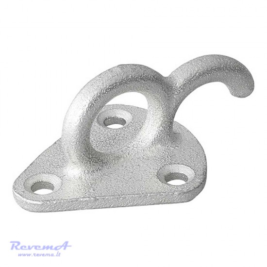 Kabliukas su kilpa 71 x 45 mm metalinis