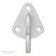 Kabliukas su kilpa 71 x 45 mm metalinis