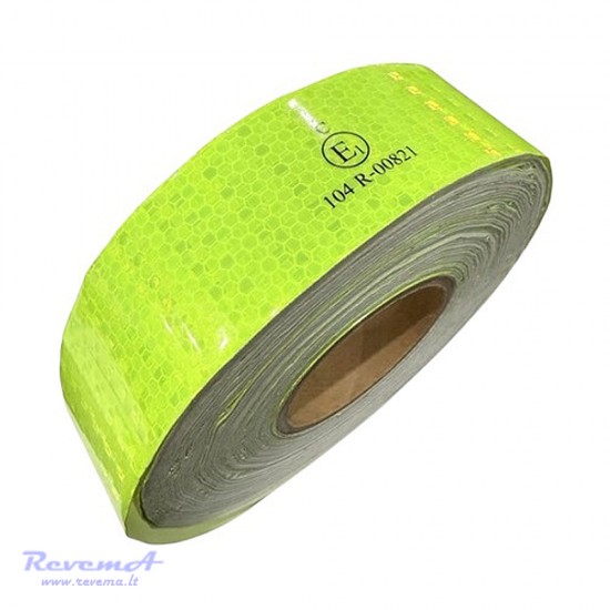 Atšvaitinė kontūrų juosta 5 cm fluorescencinė žalia kaina už 1 m