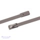 Metalinis nerūdijančio plieno tvirtinimo dirželis 7,9 x 520 mm (25 vnt.)