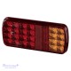 Galinis LED žibintas 3 funkcijų L2505 12/24V 24 LED prisukamas su varžtais 220 x 100 x 30 mm