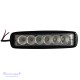 12/24V LED Darbo žibintas 18W 6 LED platus EMC