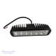12/24V LED Darbo žibintas 18W 6 LED platus EMC