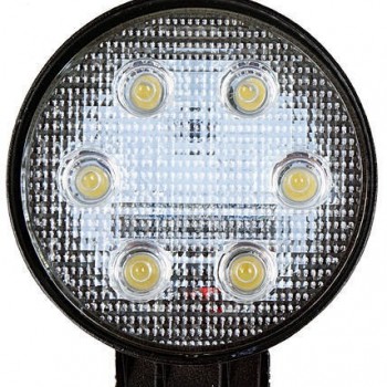 Darbinis LED žibintas 18W platus (apvalus) EMC