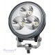LED Darbo žibintas - prožektorius siauras 9W 3 LED 12/24V (apvalus) EMC