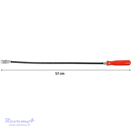 Magnetinis griebtuvas su LED 57 cm