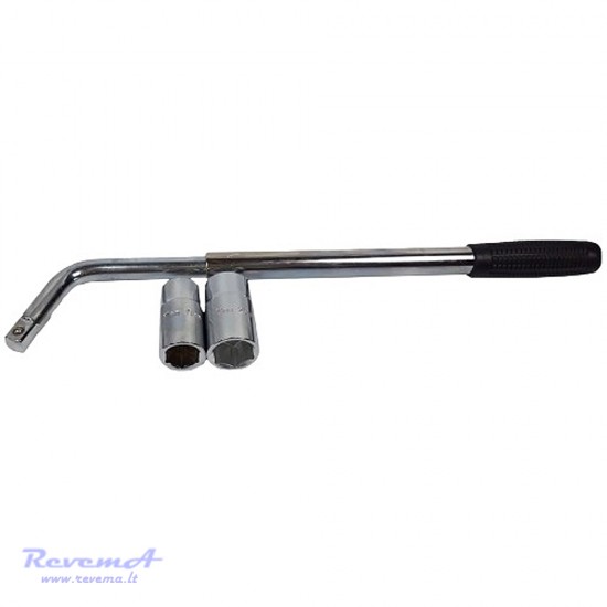Teleskopinis raktas ratams 350-510mm 1/2 17/19mm 21/23mm L-formos