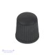 Ventilio dangtelis plastikinis juodas 11 mm