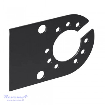 Priekabos lizdo laikiklis metalinis 120 x 80 mm 