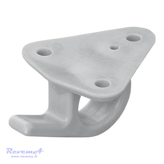 Kabliukas su kilpa 65 x 45 mm plastikinis