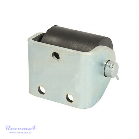 Atrama guminė (slopintuvas) ROLL-STOP su metaliniu kronšteinu 100 x 75 x 95 mm