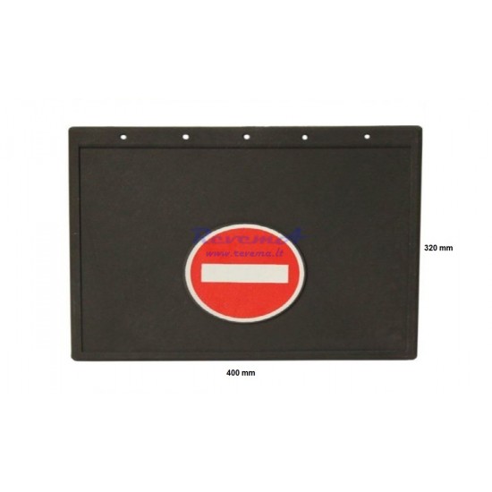 Puspriekabės purvasaugis 400 x 320 mm dešinės pusės