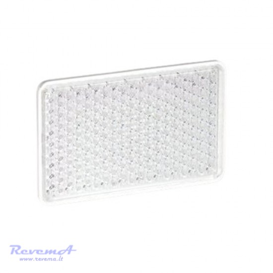 Atšvaitas stačiakampis klijuojamas su lipnia juostele baltas 91 x 57 mm