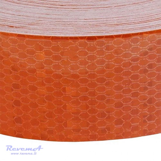 Atšvaitinė kontūrų juosta 5 cm oranžinė kaina už 1 m