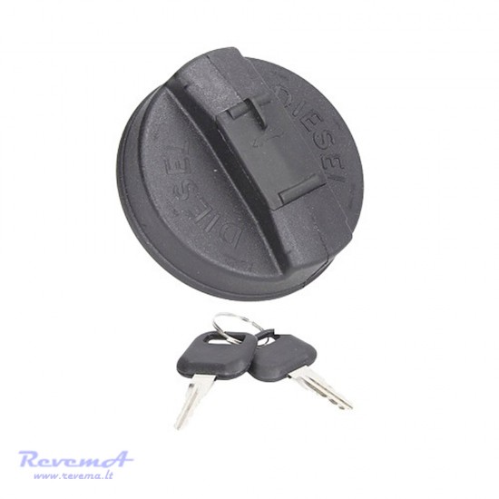 Universalus kuro bako kamštis su užraktu 60 mm, plastikinis