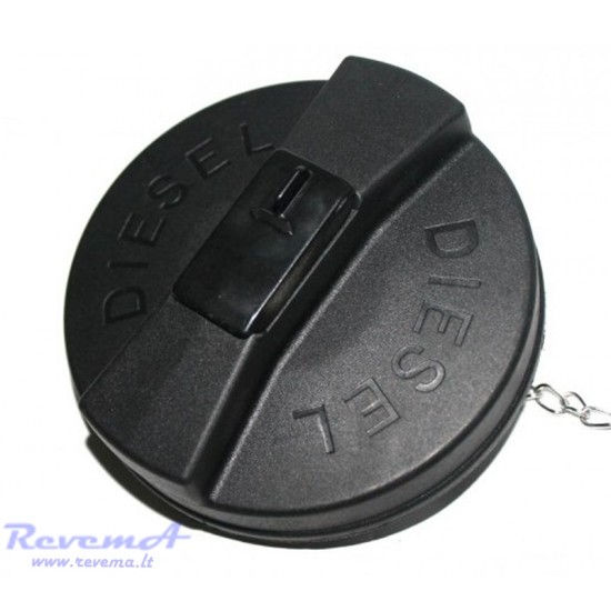 Universalus kuro bako kamštis su užraktu 80 mm, plastikinis