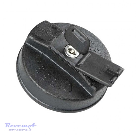 Universalus kuro bako kamštis su užraktu 60 mm, plastikinis