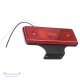 Gabaritinis Led žibintas 12/24V 2 LED su laikikliu ir laidu 150 mm raudonas 110 x 41 mm