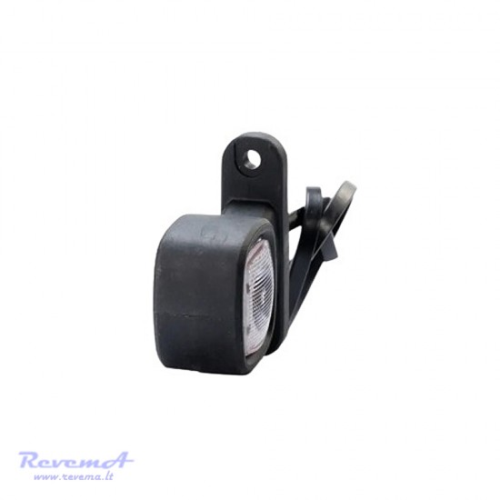 Gabaritinis Led žibintas FT-141A 12/24V 2 LED su laikikliu baltas / raudonas 70 x 68 x 31 mm