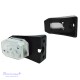 Gabaritinis žibintas FT-001BI 12/24V su laikikliu baltas 65 x 42 x 30 mm