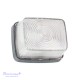 Gabaritinis žibintas LO208 12/24V baltas prisukamas su varžtais 78 x 65 x 44 mm 