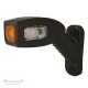 Gabaritinis Led žibintas (ragas) 135 mm 12/24V 3 LED dešinės pusės