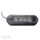 Gabaritinis Led žibintas 12/24V 4 LED prisukamas su varžtais baltas 100 x 34 x 17 mm