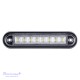 Gabaritinis Led žibintas 12/24V 8 LED prisukamas su varžtais baltas 140 x 34 x 17 mm