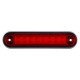 Gabaritinis Led žibintas 12/24V 8 LED prisukamas su varžtais raudonas 140 x 34 x 17 mm