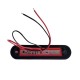 Gabaritinis Led žibintas 12/24V 8 LED prisukamas su varžtais raudonas 140 x 34 x 17 mm