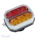 Galinis LED žibintas 4 funkcijų 12/24V 42 LED su dinaminiu posūkiu prisukamas su varžtais 117 x 93 x 39 mm kairė