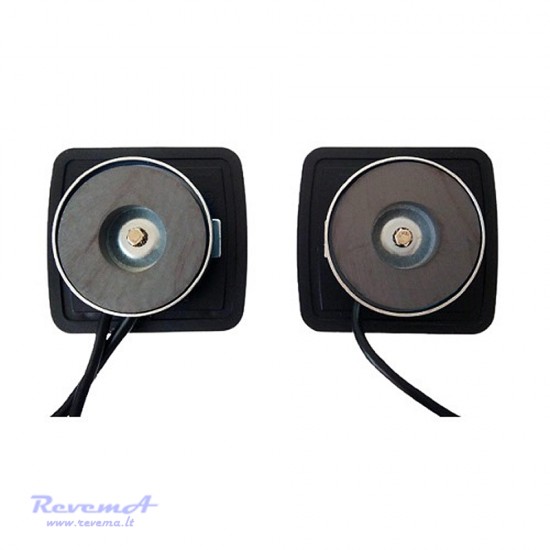 Galiniai LED žibintai 4 funkcijų L1854 su plastikiniu kištuku 12/24V 7 kont. 7,5 m su magnetu 106 x 99 x 37 mm (komplektas 2 vnt.)