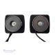 Galiniai LED žibintai 4 funkcijų L1854 su plastikiniu kištuku 12/24V 7 kont. 7,5 m su magnetu 106 x 99 x 37 mm (komplektas 2 vnt.)