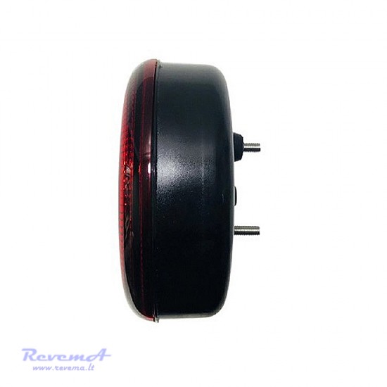 Galinis LED žibintas 3 funkcijų L2203 12/24V apvalus prisukamas su varžtais 140 x 140 x 58 mm