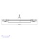 Galinis LED žibintas 4 funkcijų L2320 12/24V 20 LED prisukamas su varžtais 256 x 50 x 24 mm