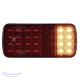 Galinis LED žibintas 3 funkcijų L2505 12/24V 24 LED prisukamas su varžtais 220 x 100 x 30 mm