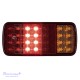 Galinis LED žibintas 3 funkcijų L2505 12/24V 24 LED prisukamas su varžtais 220 x 100 x 30 mm