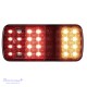 Galinis LED žibintas 3 funkcijų L2505 12/24V 24 LED prisukamas su varžtais 220 x 100 x 30 mm