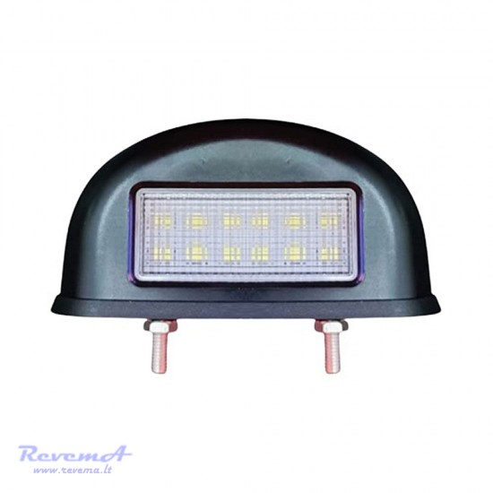 Numerio apšvietimo LED žibintas L1894 12/24V 12 LED prisukamas su varžtais 100 x 49 x 33 mm 