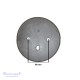 Priekinis gabaritinis žibintas 12/24V apvalus 90 mm baltas