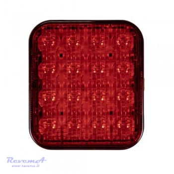 Priešrūkinis Led žibintas 12/24V 16 LED 77 x 87 x 29 mm